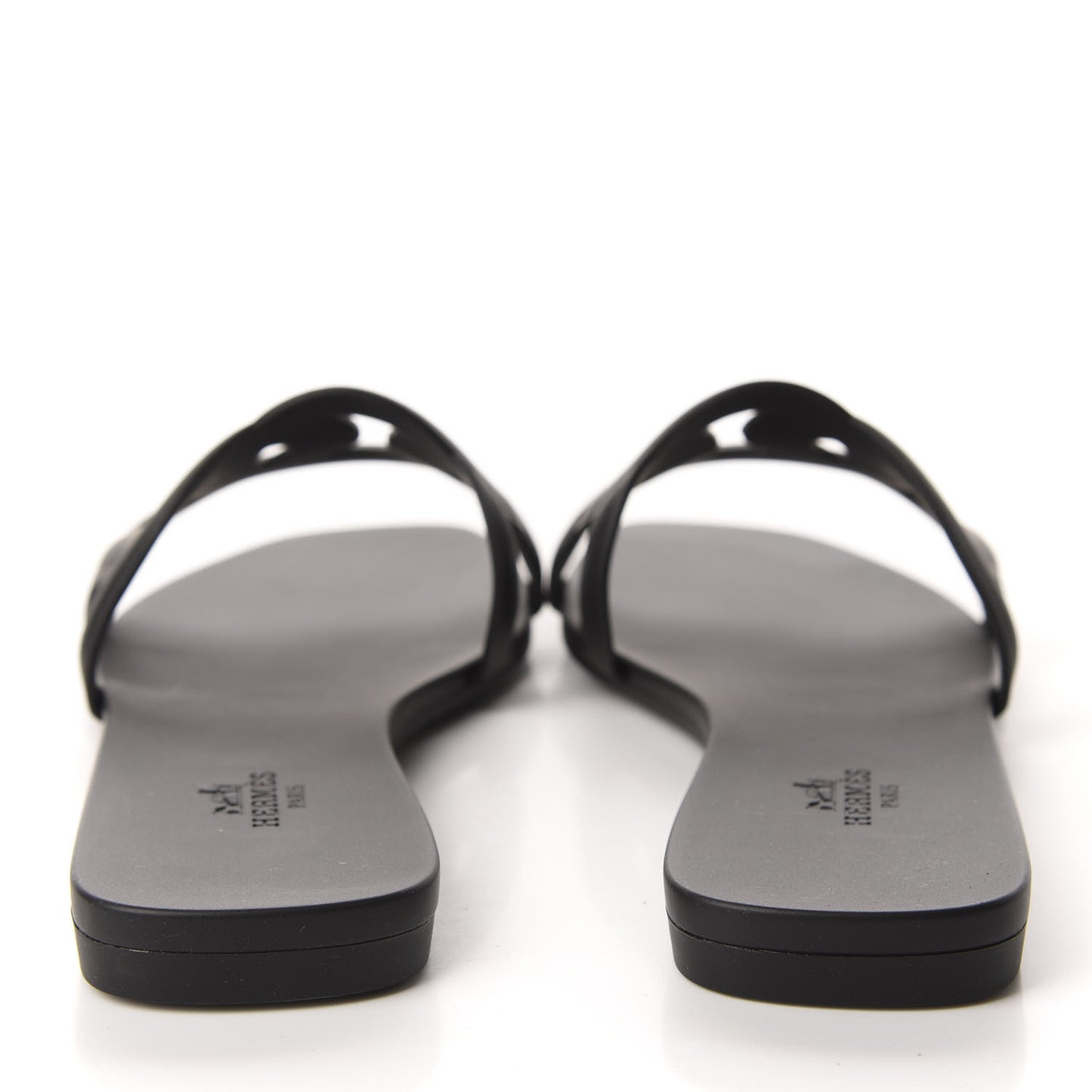 Rubber Aloha Sandals 37 Black