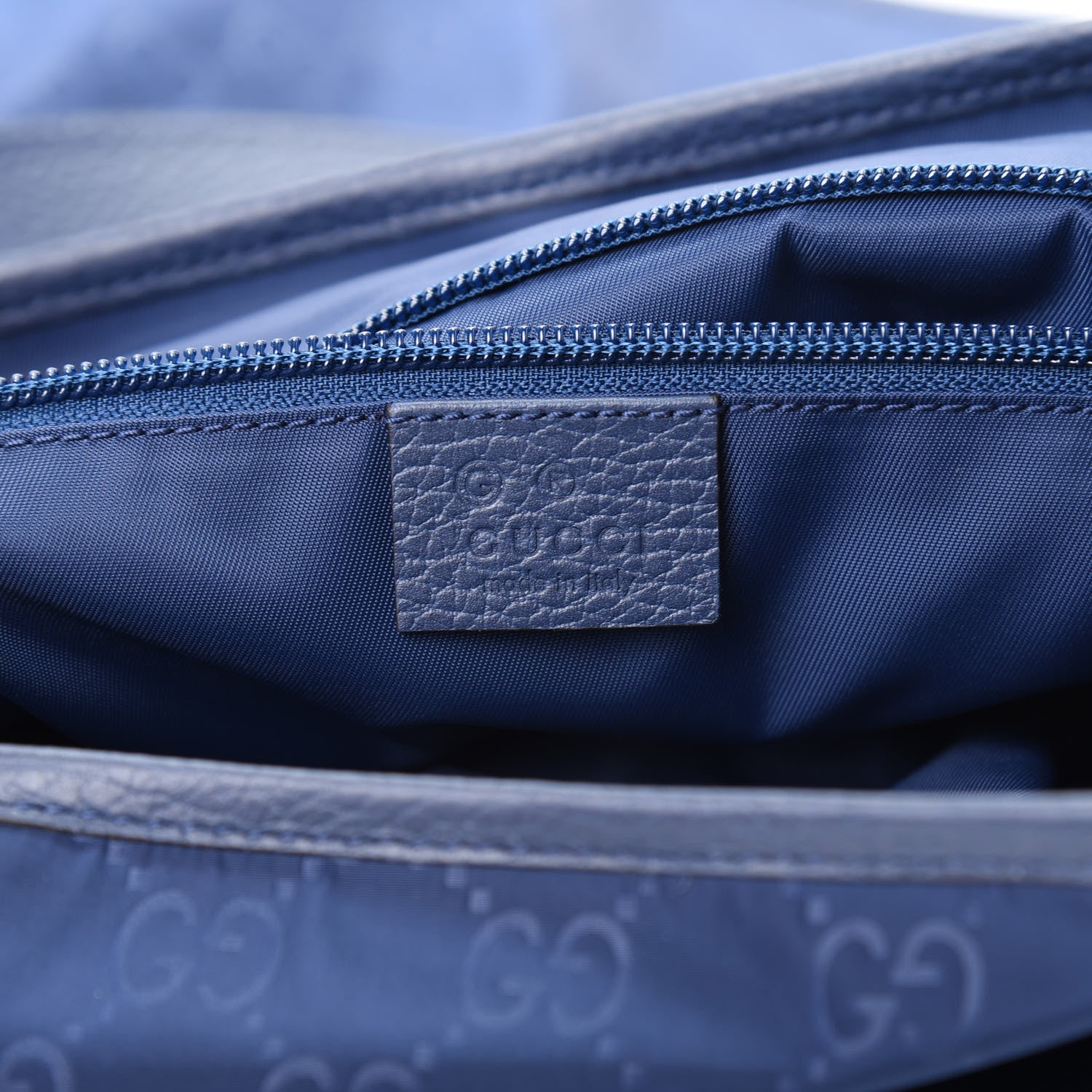 Gucci Nylon Monogram Double Buckle Flap Messenger Bag Tide 6 of 10