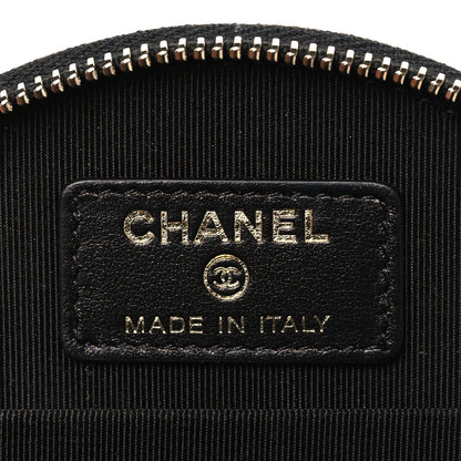 Chanel Caviar Quilted Round Handle With Care Vanity With Chain Black 6 of 11