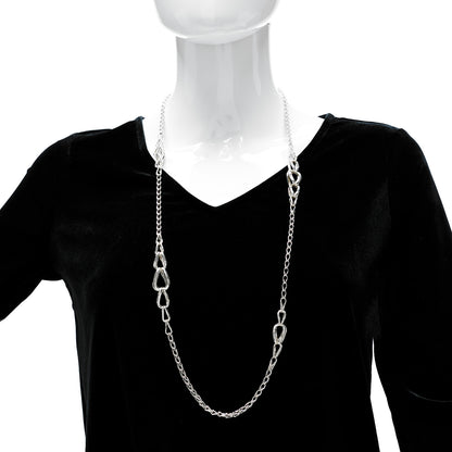 John Hardy Sterling Silver Bamboo Link Chain Necklace 2 of 6