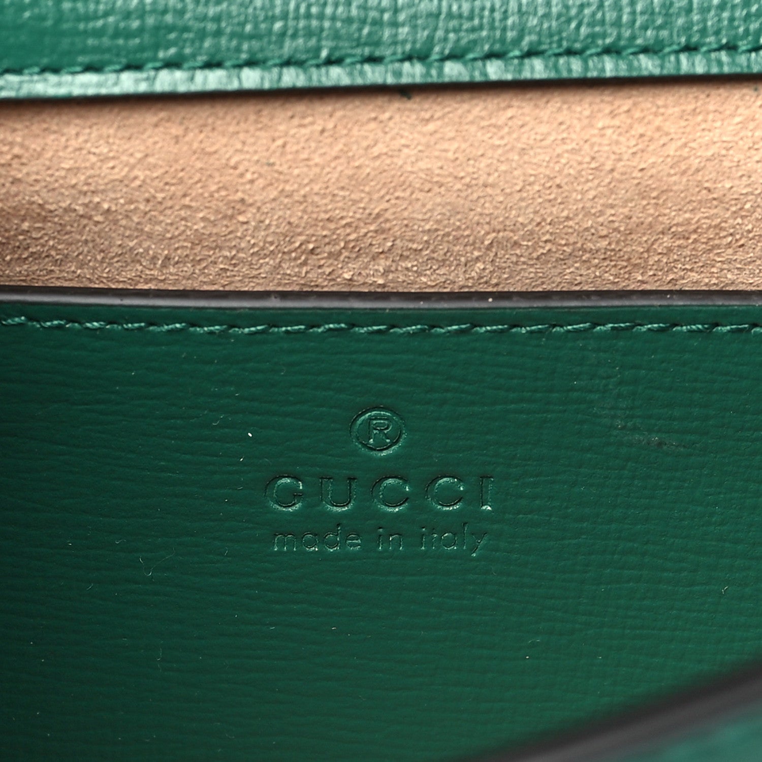 Gucci Azalea Calfskin Web Monochrome Mini Horsebit 1955 Chain Shoulder Bag Emerald 6 of 10