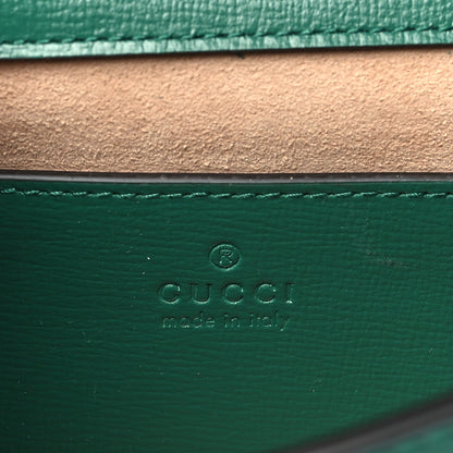 Gucci Azalea Calfskin Web Monochrome Mini Horsebit 1955 Chain Shoulder Bag Emerald 6 of 10
