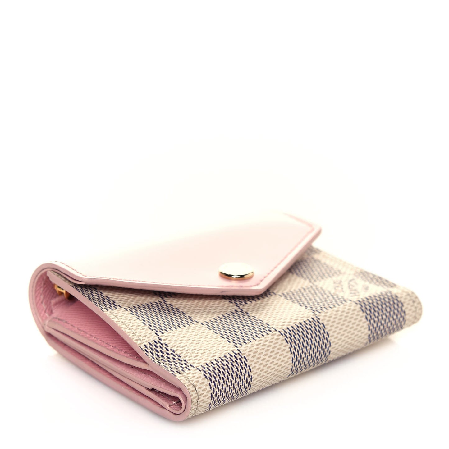 Damier Azur Zoe Wallet Rose Ballerine