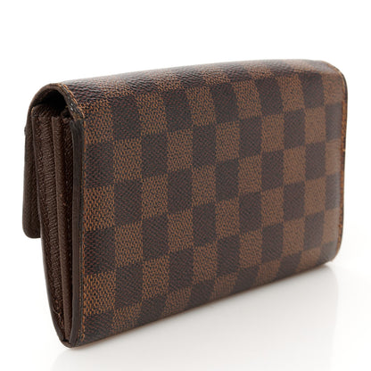 Louis Vuitton Damier Ebene Sarah Wallet 3 of 8