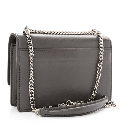 Saint Laurent Calfskin Monogram Sunset Chain Wallet Earth 3 of 9