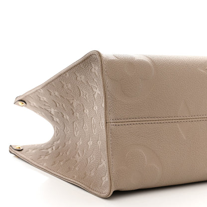 Louis Vuitton Empreinte Monogram Giant Onthego MM Tourterelle 8 of 9