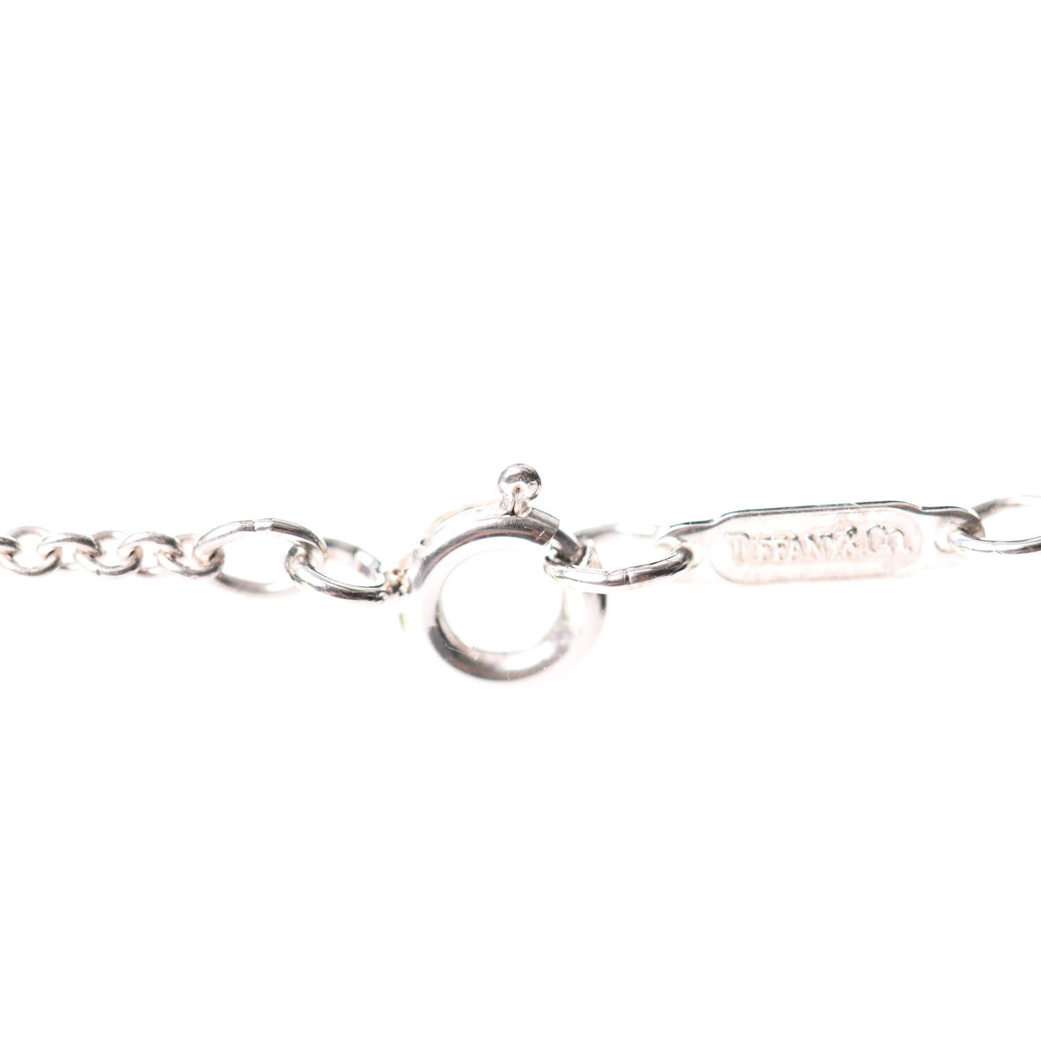 Tiffany Sterling Silver 18K Yellow Gold Cross Pendant Necklace 4 of 5