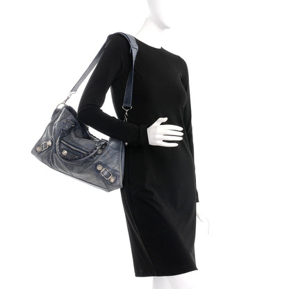 Balenciaga Agneau Giant 21 Silver Hardware Part Time Bleu Roi 2 of 10