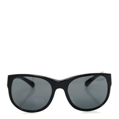 Chanel Acetate CC Logo Sunglasses 5182 Black 2 of 7