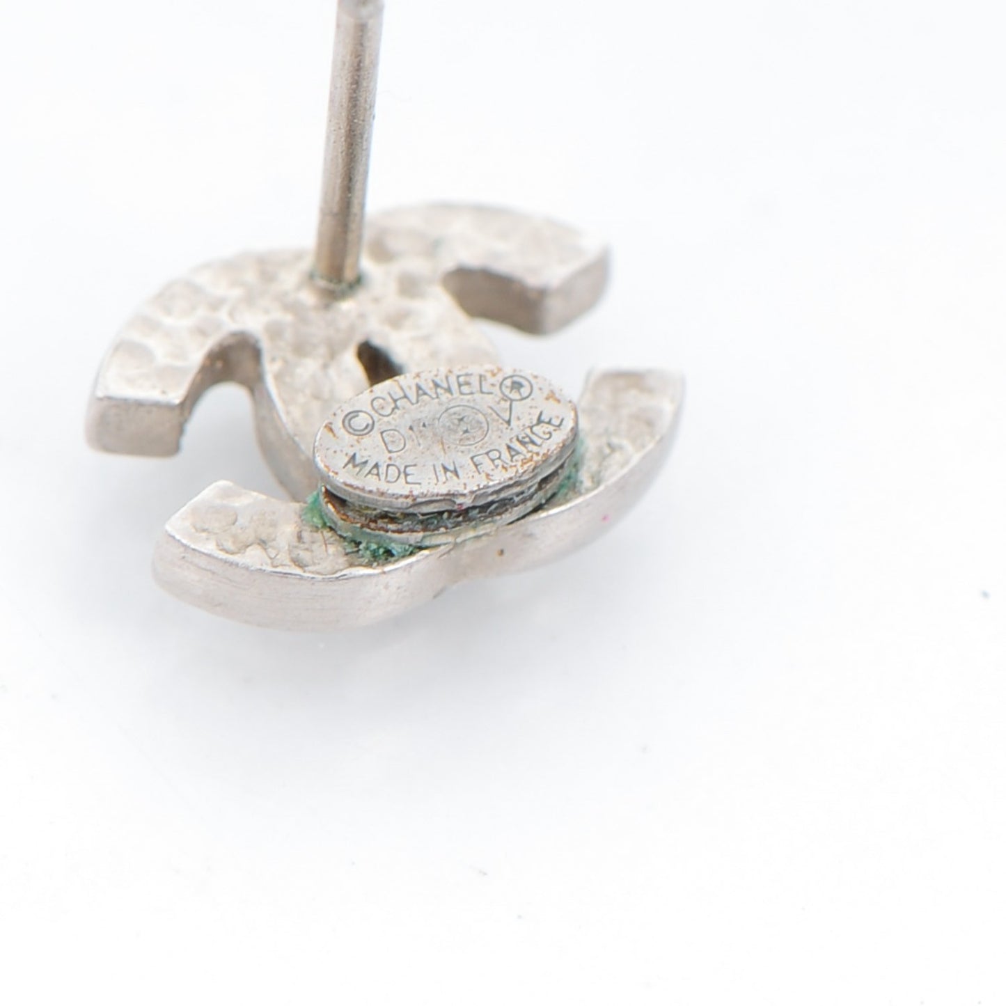 Crystal Timeless CC Earrings Silver
