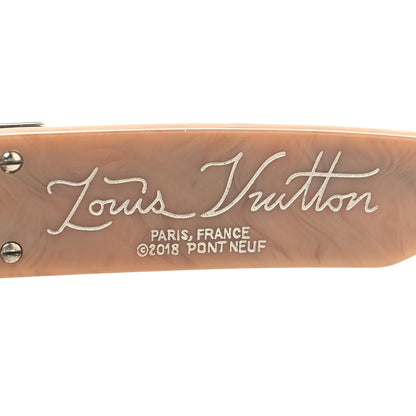 Louis Vuitton Acetate 1.1 Millionaires Sunglasses Z1336E Camel Marble 5 of 6