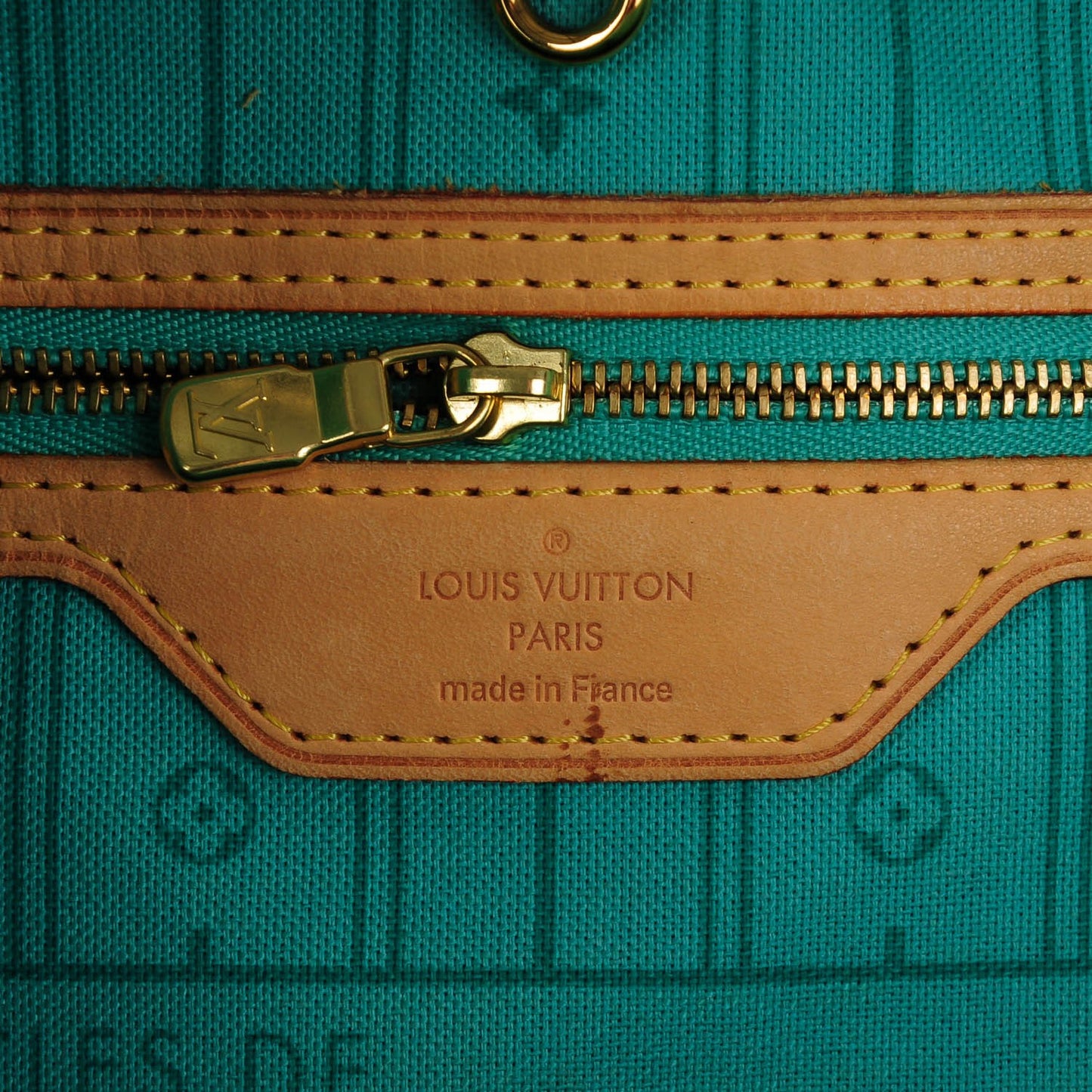 Monogram My LV Heritage Neverfull GM Turquoise White