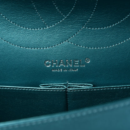 Chanel Metallic Calfskin Quilted 2.55 Reissue 226 Flap Turquoise 8 of 11