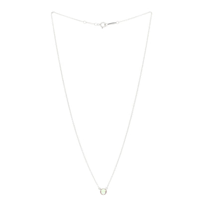 Tiffany Sterling Silver Moonstone Elsa Peretti Color By The Yard Necklace 3 of 4