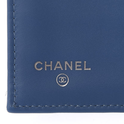 Chanel Iridescent Caviar Quilted Large Flap Wallet Blue 6 of 12
