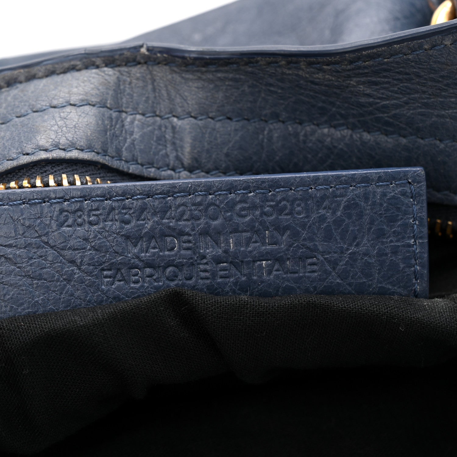 Balenciaga Agneau Giant 12 Gold Hardware Town Bleu Persan 8 of 13