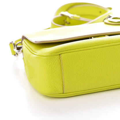 Christian Dior Smooth Calfskin Mini Be Dior Flap Vert Acide 8 of 13