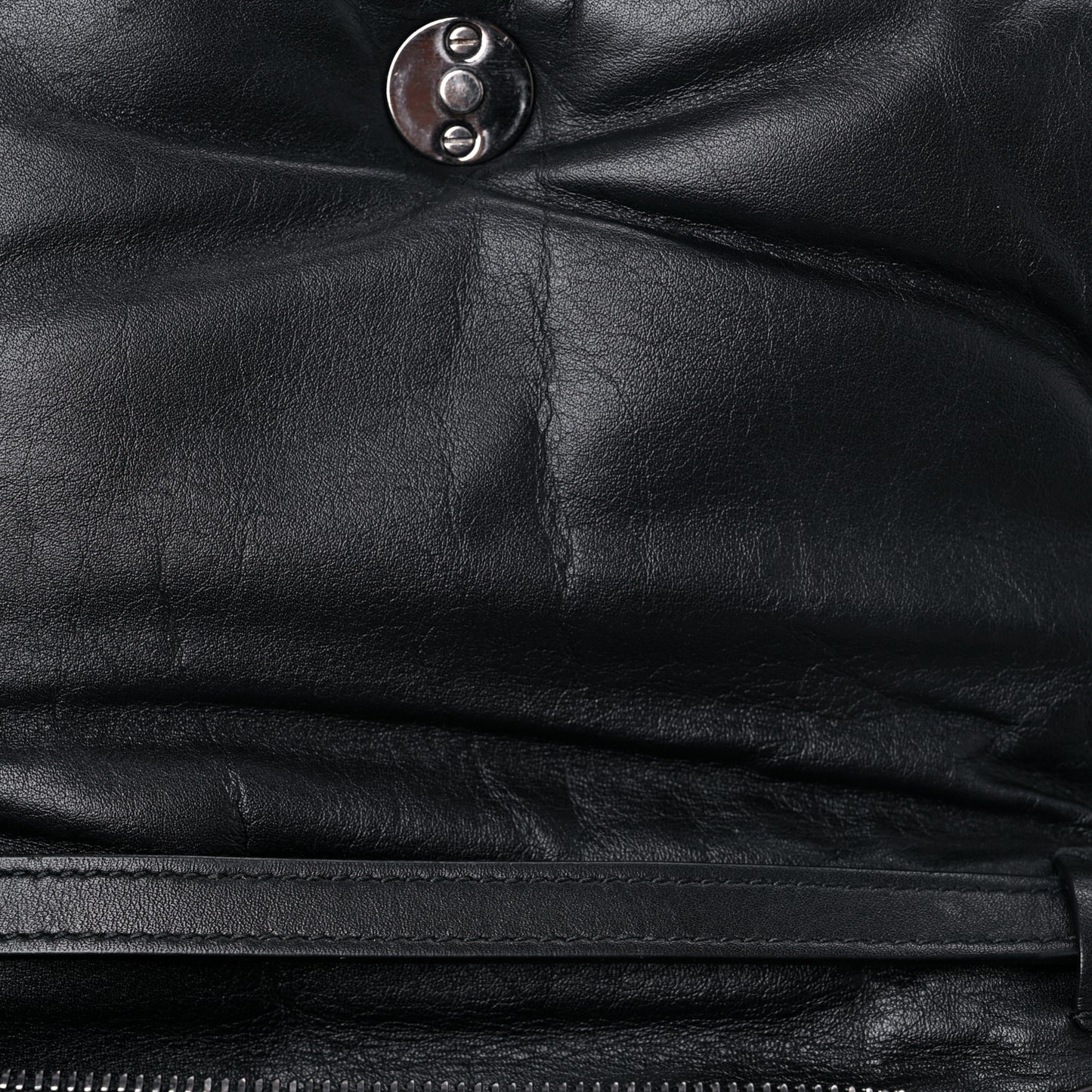 Calfskin Mini Viva Bow Shoulder Bag Black