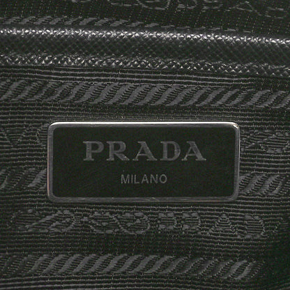 Prada Tessuto Nylon Saffiano Small Backpack Black 6 of 9