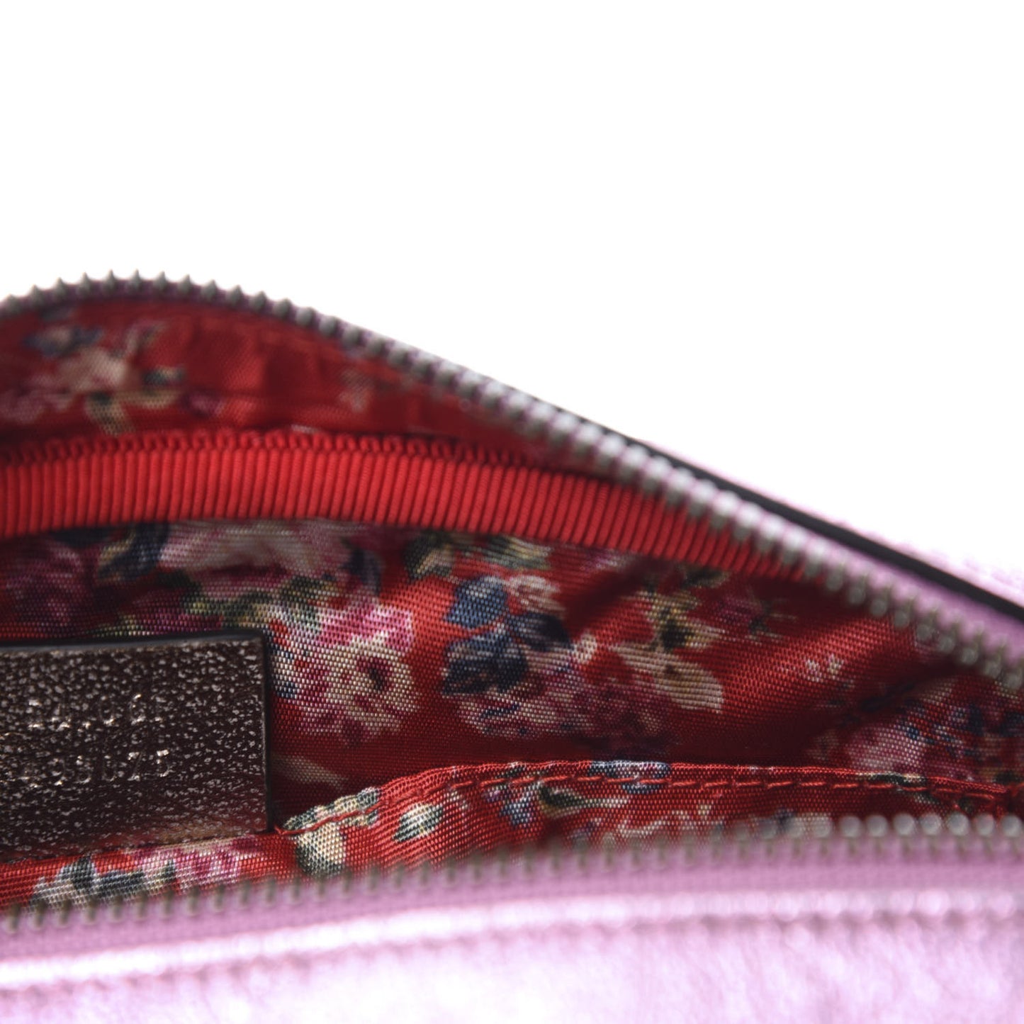 Laminated Nappa Trapuntata Small Zumi Shoulder Bag Rosa Lago Rame