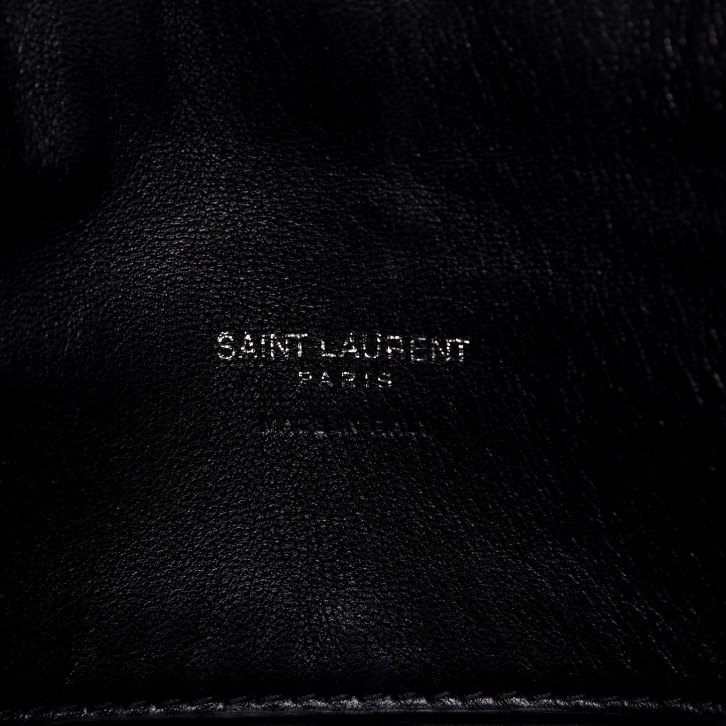 Lambskin Monogram Loulou Puffer Pouch Clutch Black