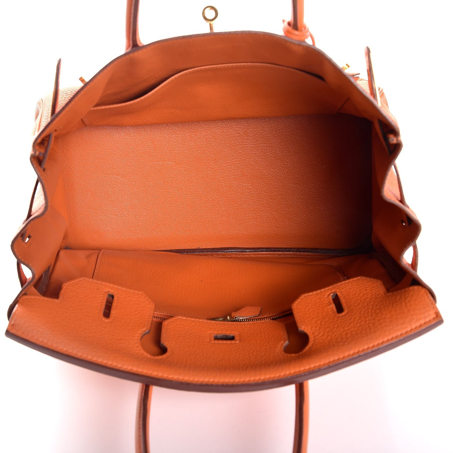 Taurillon Clemence Birkin 30 Orange