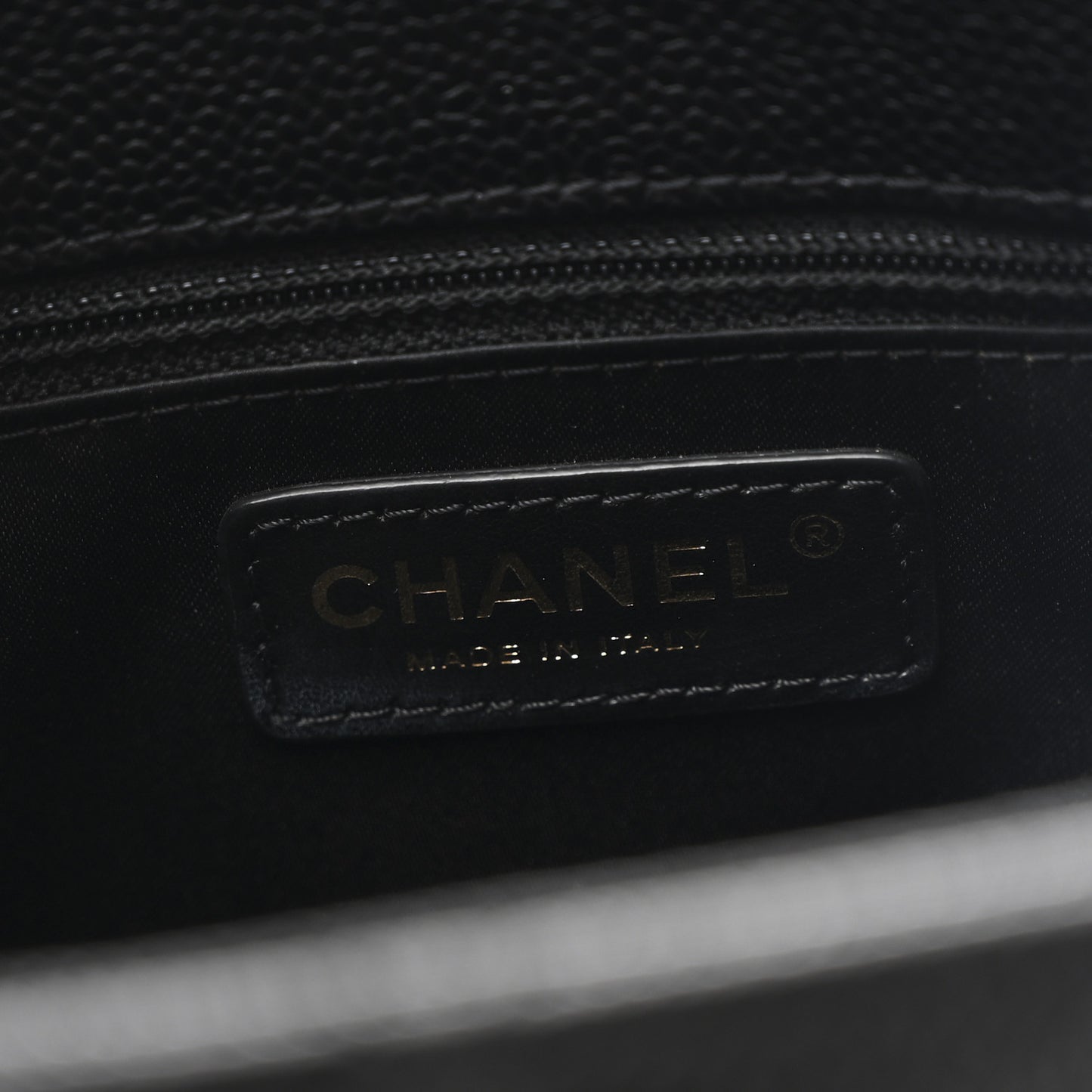 Caviar Quilted Grand Shopping Tote GST Black