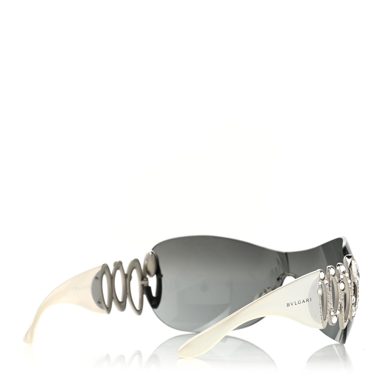 BVLGARI Crystal Sunglasses 6017-B Grey White