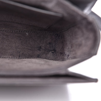 Saint Laurent Smooth Calfskin Suede Medium Bellechasse Grey 13 of 20