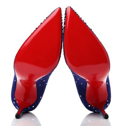 Christian Louboutin Veau Velours Gravitanita 100 Pumps 36.5 Version Encre 5 of 7
