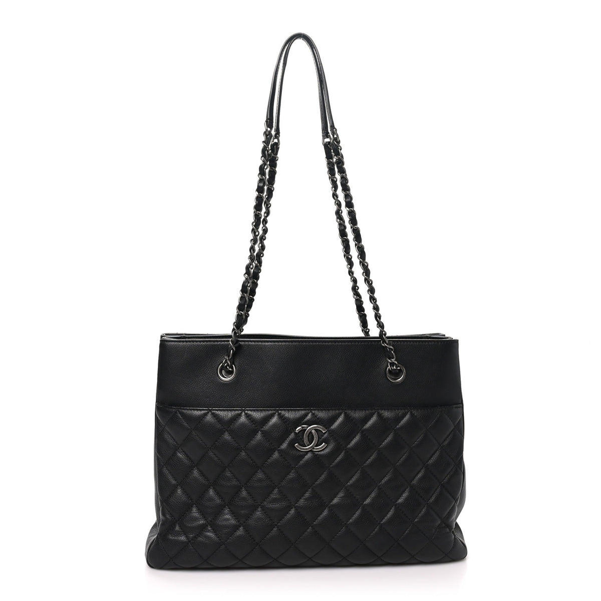 Chanel Caviar Quilted Urban Companion Shopping Tote Black 1 of 10