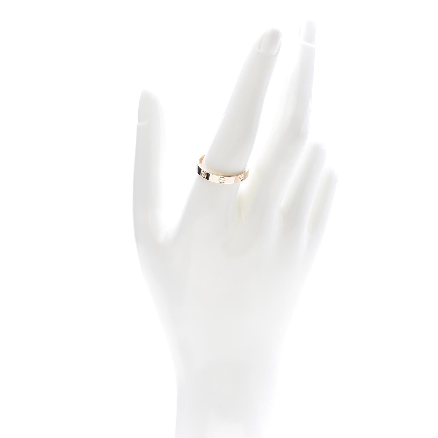 Cartier 18K Pink Gold 3.5mm LOVE Wedding Band Ring 62 10 2 of 5