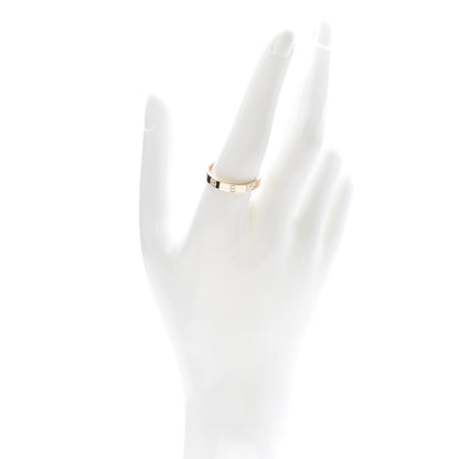 Cartier 18K Pink Gold 3.5mm LOVE Wedding Band Ring 62 10 2 of 5