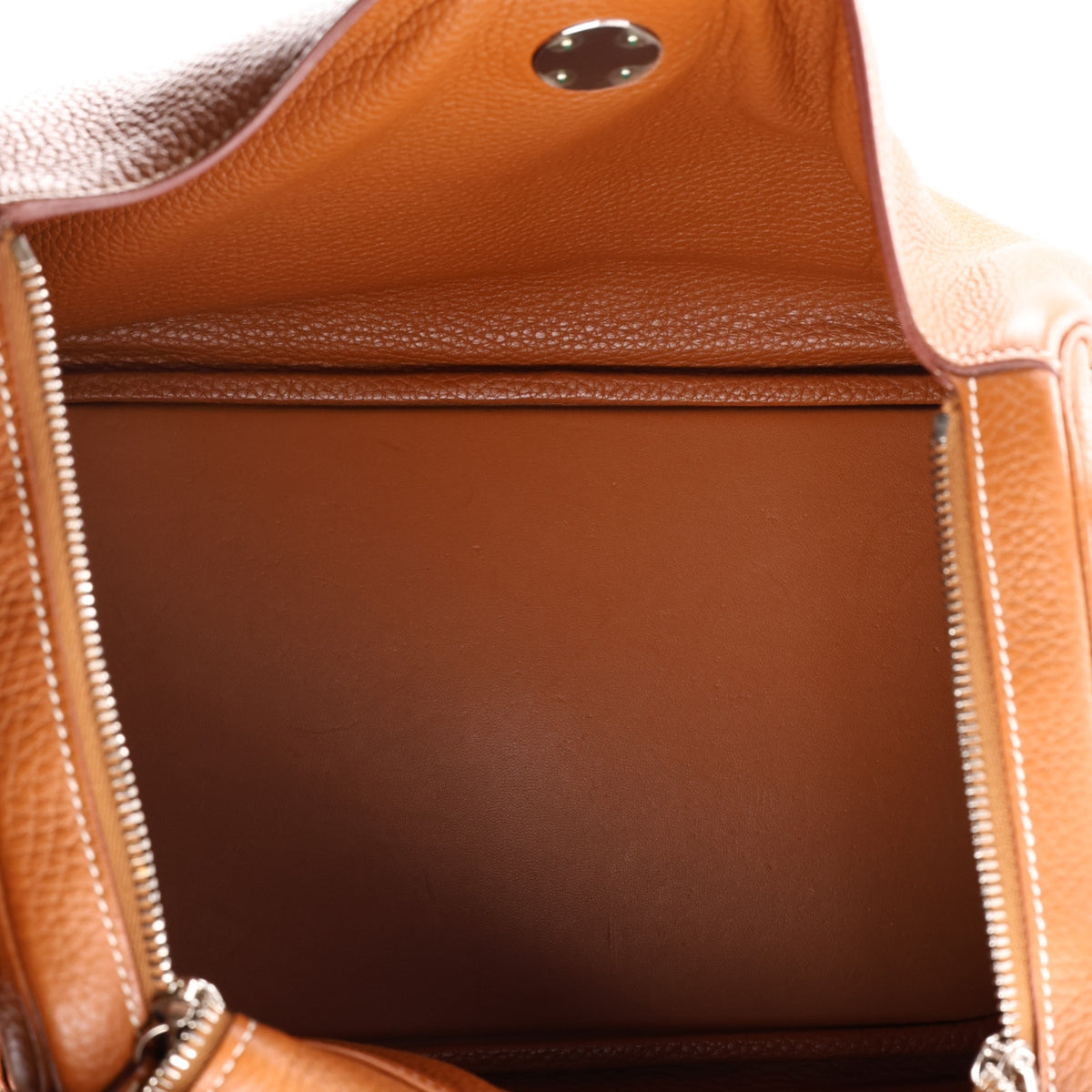 Hermes Taurillon Clemence Lindy 34 Gold 5 of 10