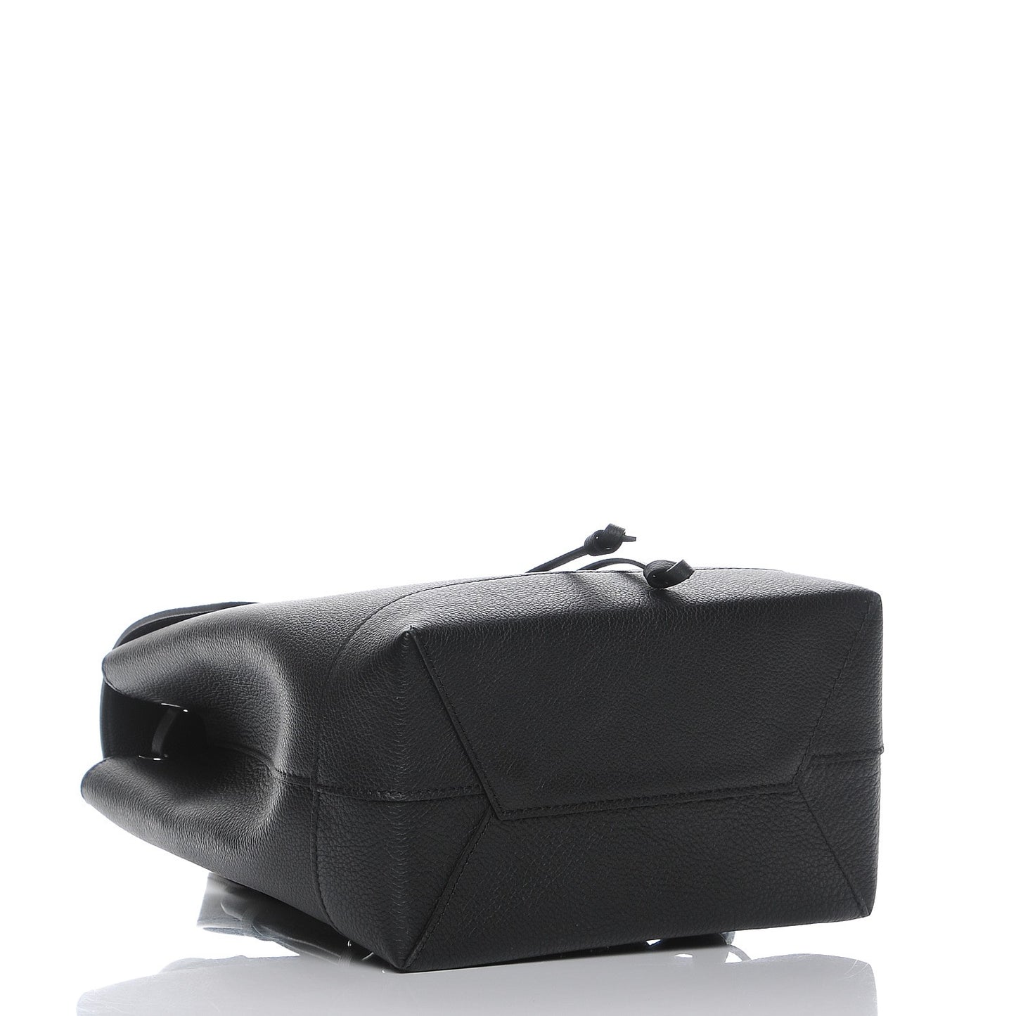 Calfskin Lockme Backpack Black