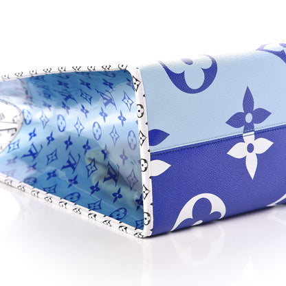 Louis Vuitton Monogram Giant Porto Cervo Onthego Blue 8 of 9