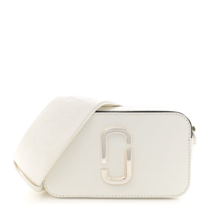 Marc Jacobs Saffiano Small Snapshot Camera Bag White 1 of 10