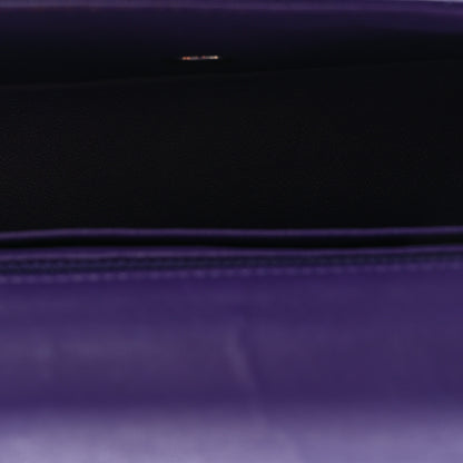 Chanel Lambskin Quilted Mini Rectangular Flap Purple 5 of 14