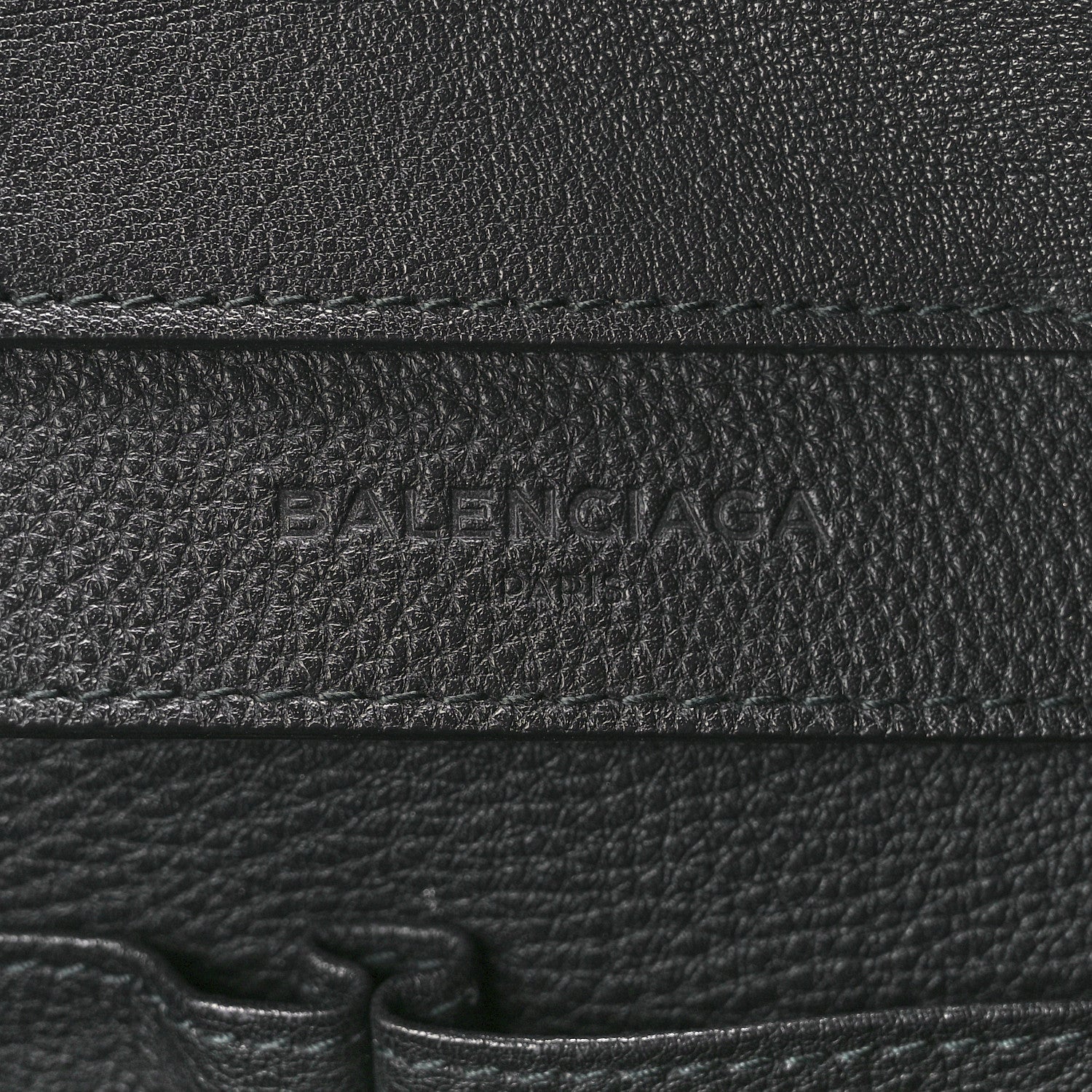 Balenciaga Grained Calfskin Silver Metallic Edge Hardware Papier A4 Tote Black 7 of 12