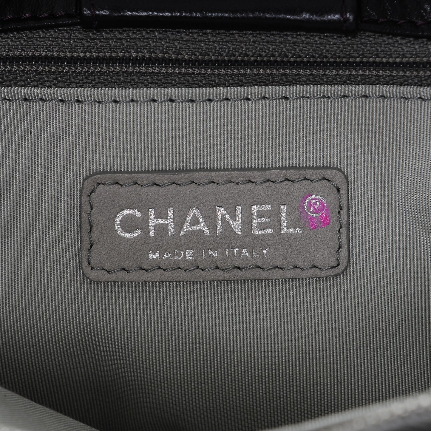 Lambskin Executive Cerf Shopper Tote Light Purple
