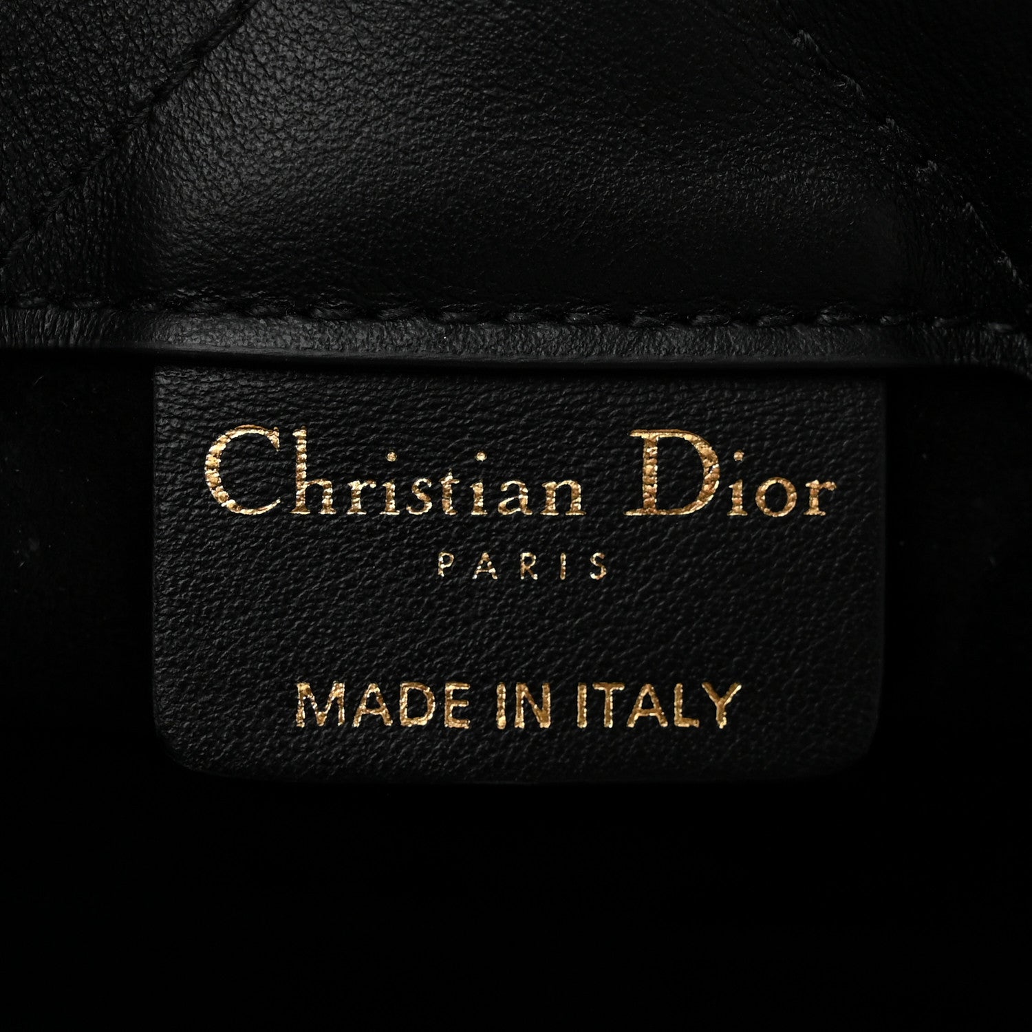 Christian Dior Calfksin Macrocannage Mini Book Tote Black 6 of 10