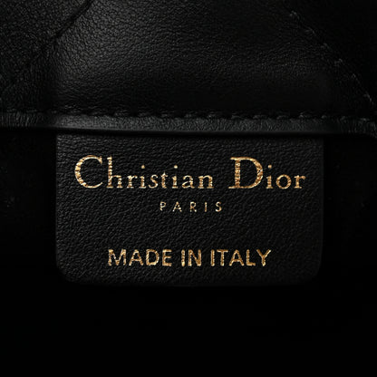 Christian Dior Calfksin Macrocannage Mini Book Tote Black 6 of 10