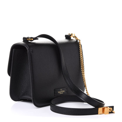 Valentino Garavani Grainy Calfskin Small VSling Shoulder Bag Black 3 of 9