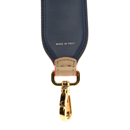 Fendi Vitello Century Plexiglass Bi-Color Studded Strap You Amido Blu Scuro 4 of 4