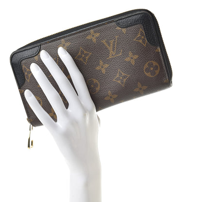 Louis Vuitton Monogram Zippy Retiro Wallet Black 2 of 16
