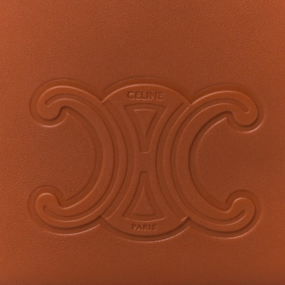 Celine Supple Calfskin Triomphe Heloise Shoulder Bag Tan 9 of 11