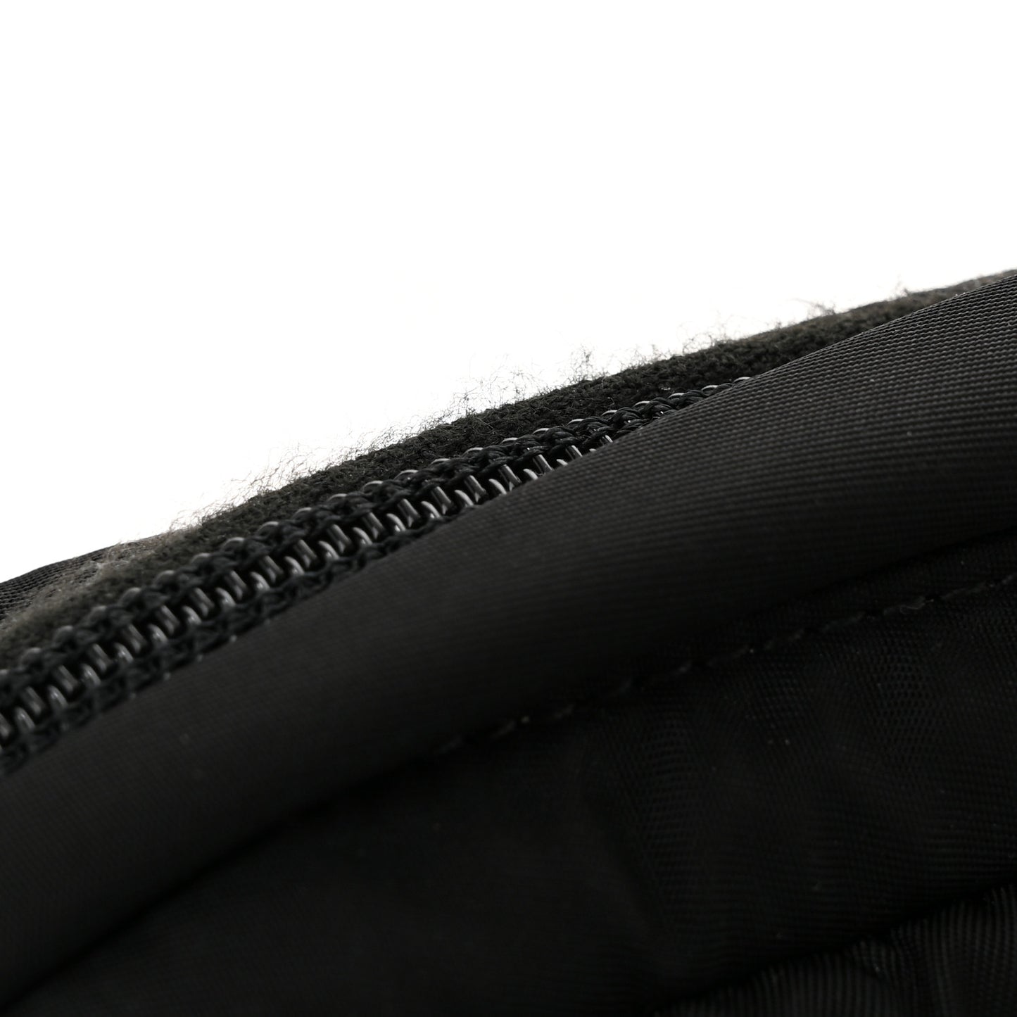 Tessuto Nylon Soft Padded Belt Bag Black