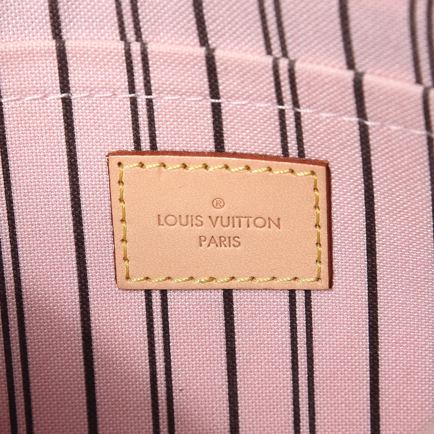 Louis Vuitton Monogram Neverfull MM GM Pochette Rose Ballerine 6 of 8