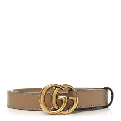 Gucci Calfskin Double G 20mm Belt 75 30 Porcelain Rose 1 of 5