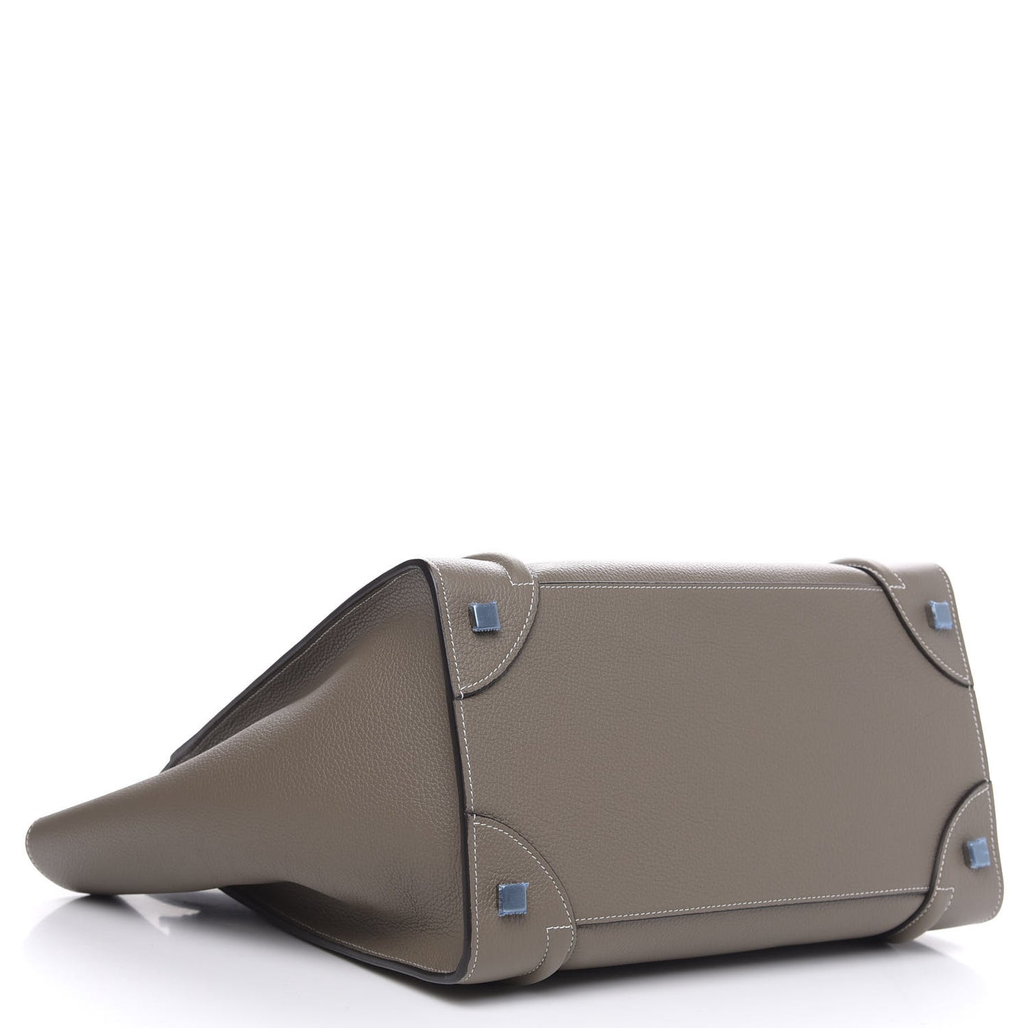 Drummed Calfskin Mini Luggage Souris
